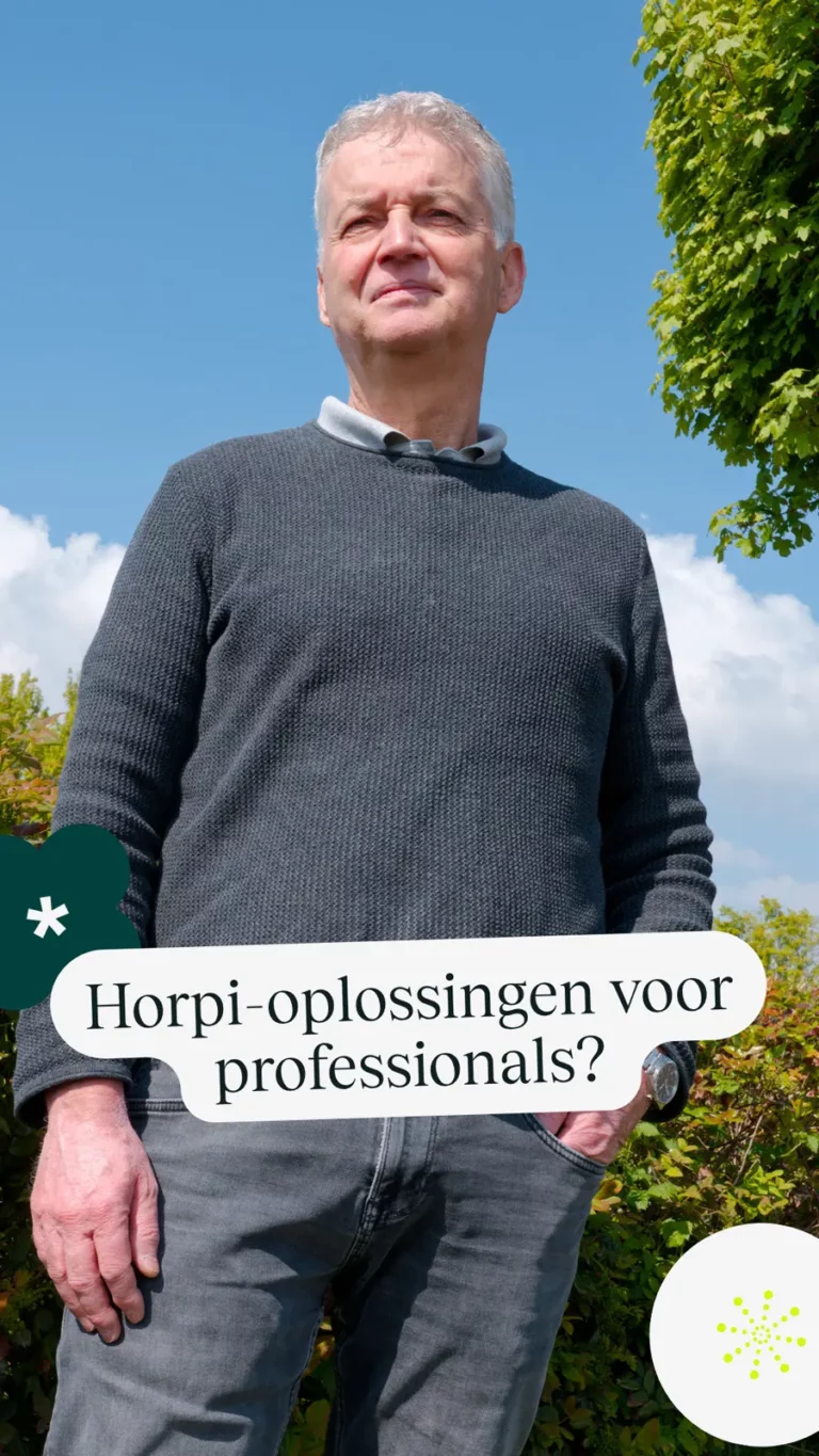 Horpi-oplossingen voor professionals?
